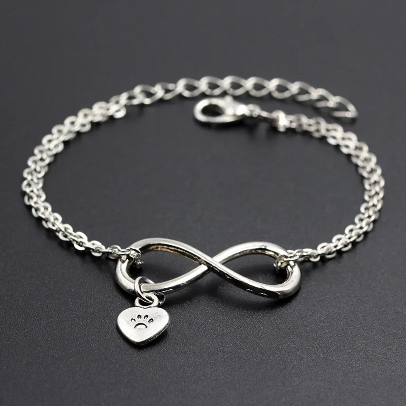 Новинка 2020 очаровательные браслеты с изображением кошачьей лапы ручная работа