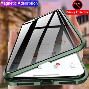 KISSCASE Magnetic Privacy Glass Case for iPhone 11 XR Anti-Spy 360
Protective Magnet Case for iPhone 12 Pro Max 7 8 Phone Case 2.5 USD