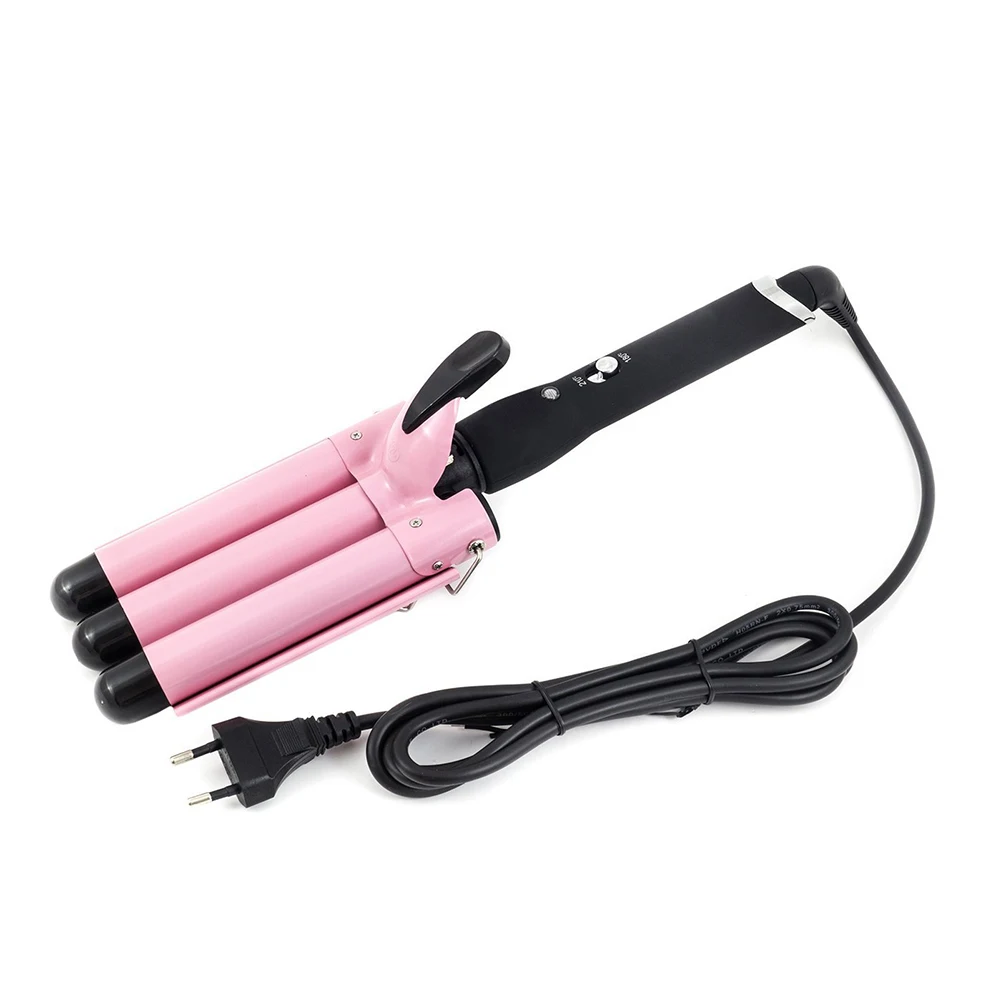 Профессиональные щипцы для завивки волос с тремя бочками керамическая