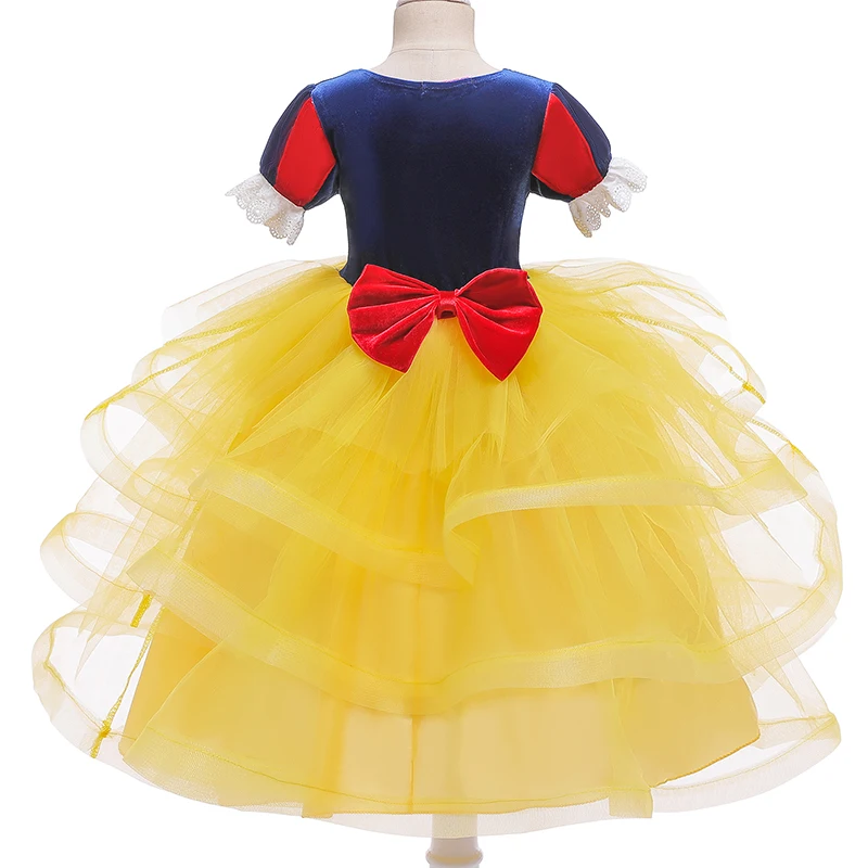 Белоснежка, Детские платья для девочек, принцесса, наряжаться в костюм, рождественское праздничное платье для девочек, нарядный Детский костюм для костюмированной вечеринки на Хэллоуин