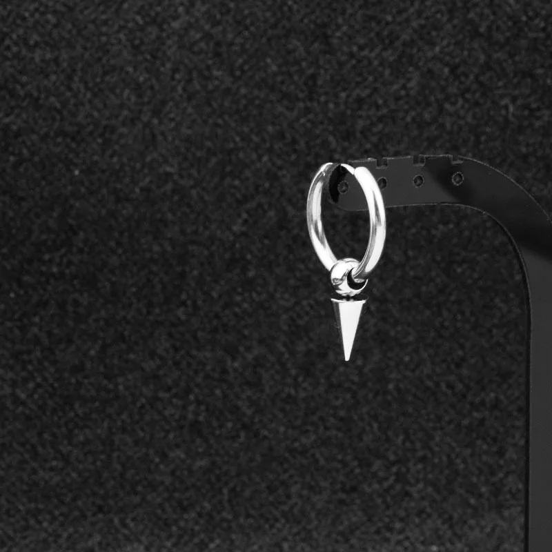 Wukaka панк 1-2 шт конус из нержавеющей стали человек Каффа серьги без пирсинга клипсы крутой Мальчик Мужчины ювелирные изделия