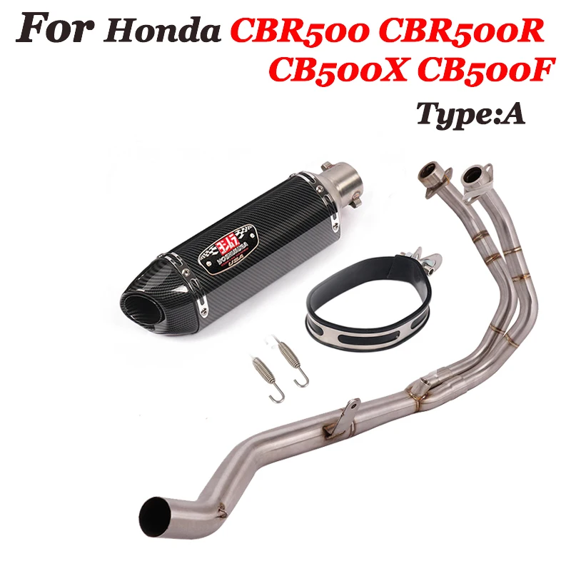 Глушитель выхлопной трубы для Honda CBR500R CBR500 CB500X CB500F | Автомобили и мотоциклы