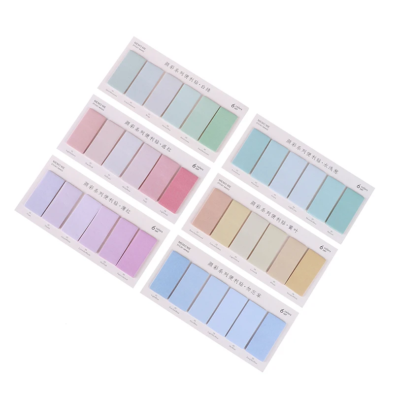 120 листов Творческий разноцветный блокнот Стикеры для заметок бумажный индекс