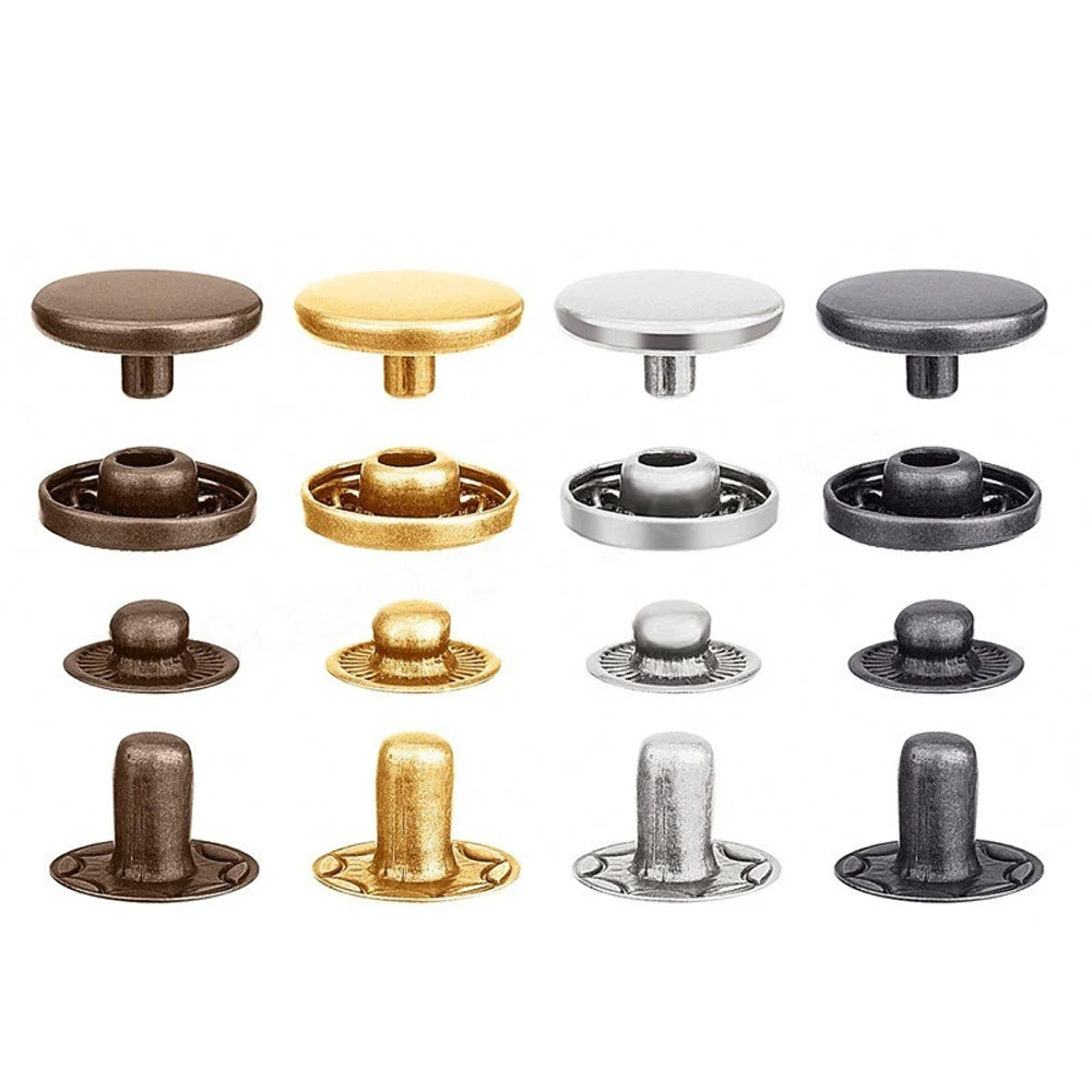 Новый чистого металла античная бронза Медь застежки заклепки крепления набор