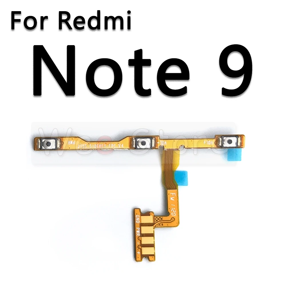 Шлейф для Xiaomi Redmi Note 7 8 9 7A 8A 9A 8T 9T K20 Pro Plus Lite|Шлейфы мобильных телефонов| |