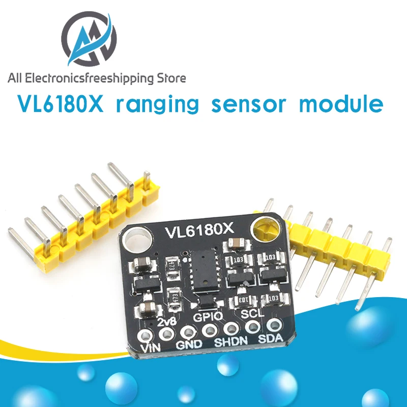 VL6180 VL6180X дальномер модуль оптического датчика для Arduino I2C интерфейс 3 V 5V