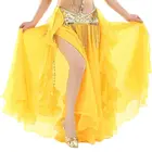 Однотонный женский шифоновый раздельный сексуальный цыганский испанский фламенко восточные этнические костюмы для представлений