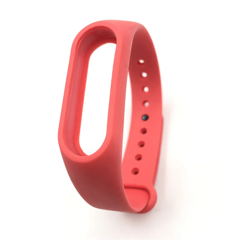 Red 1 шт. для Xiaomi mi band 2 наручный ремень силиконовый цветной браслет для mi Band умный Браслет для Xiao mi Band 2 аксессуары - Цвет: Red