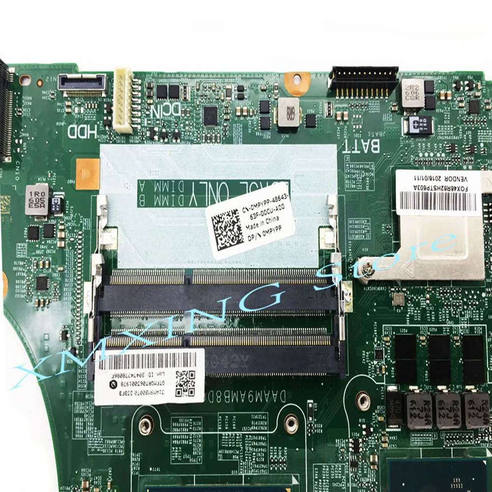 

FULCOL For DELL INSPIRON 15 7559 Laptop Motherboard I7-6700HQ GTX 960M 4GB DAAM9AMB8D0 CN-0MPYPP 0MPYPP MPYPP Tested 100% work