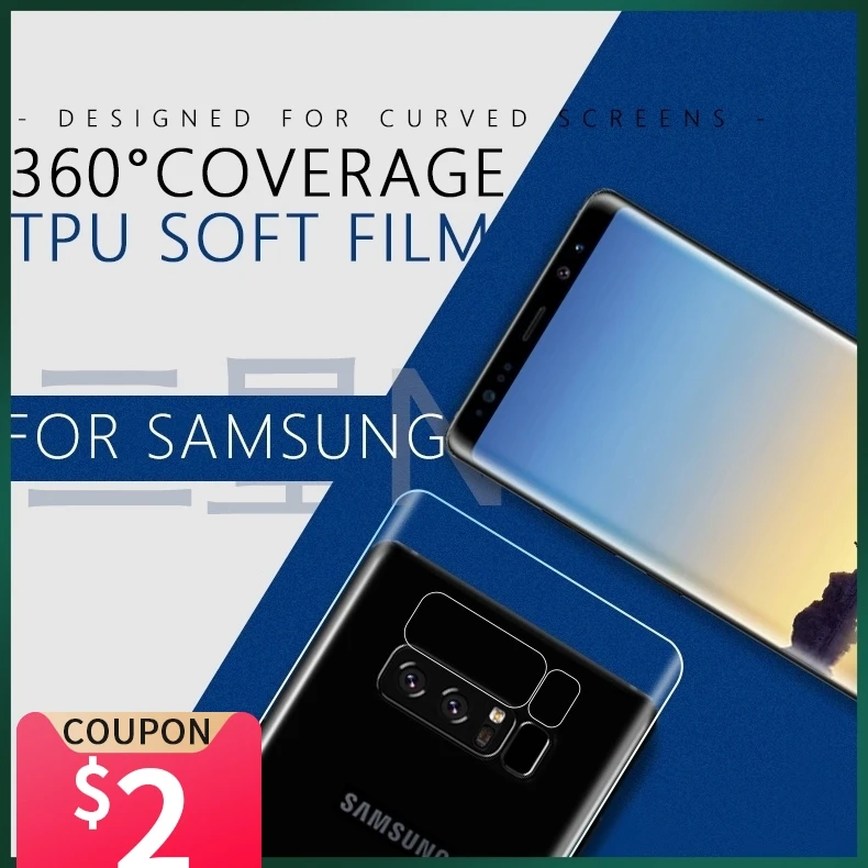 Musubo полноразмерная стеклянная пленка для Samsung Galaxy S9 + S8 Plus S10 S10E мягкая защитная