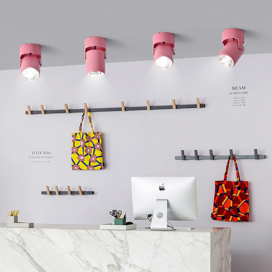 Светодиодный прожектор с поверхностным креплением вращающийся светильник