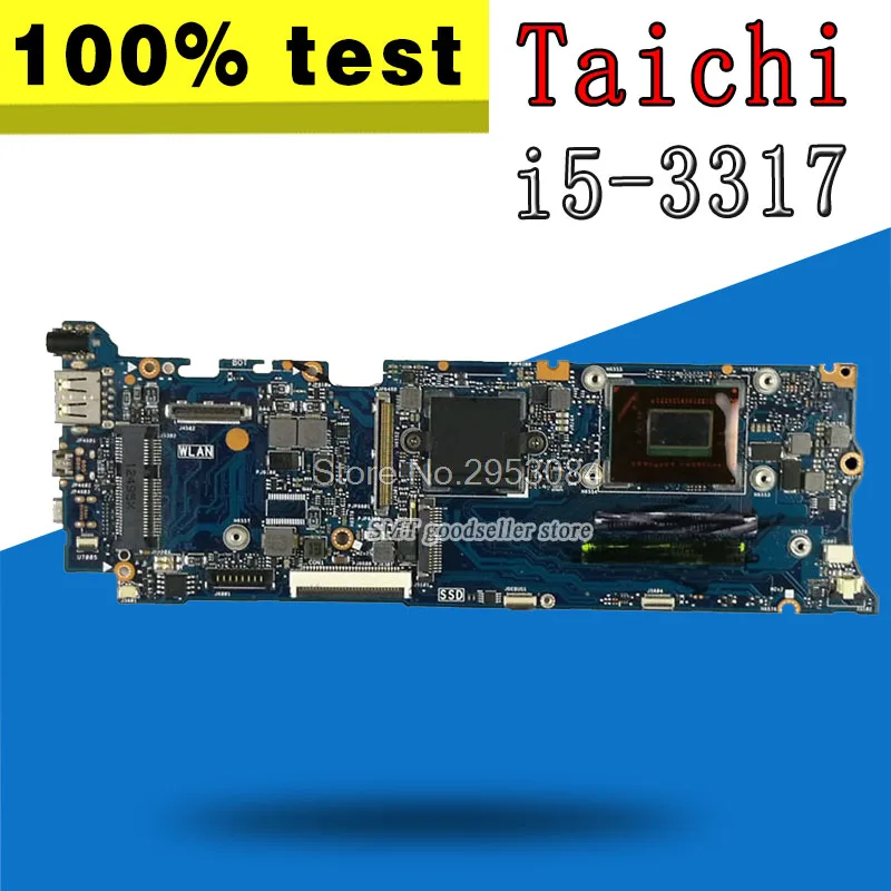 

Для материнской платы For Asus Taichi 31 REV2.0 материнская плата i5-3317 процессор QS77 Chipest 4G на плате HD 4000 100% тест