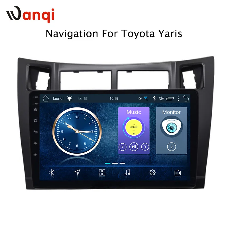Автомобильная навигационная система wanqi 9 дюймов Android dvd GPS видео дисплей для toyota