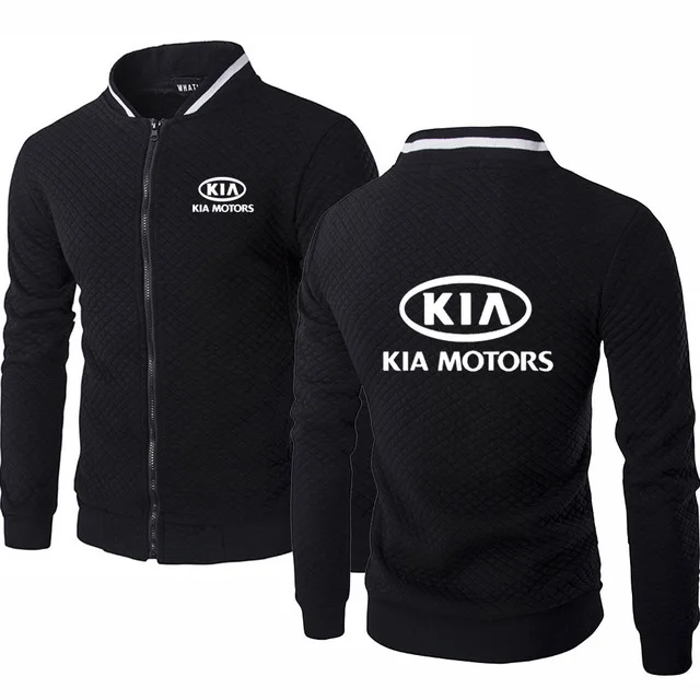 

2020 NEW Spring Men's baseball jacke men for KIA Motors Car Logo Print High Quality Cotton Men's baseball jacket Sweatshirts