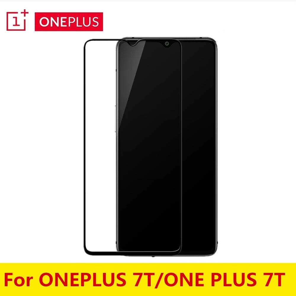 100% оригинальное стекло Oneplus 7T 3D полное покрытие закаленное от компании Защита