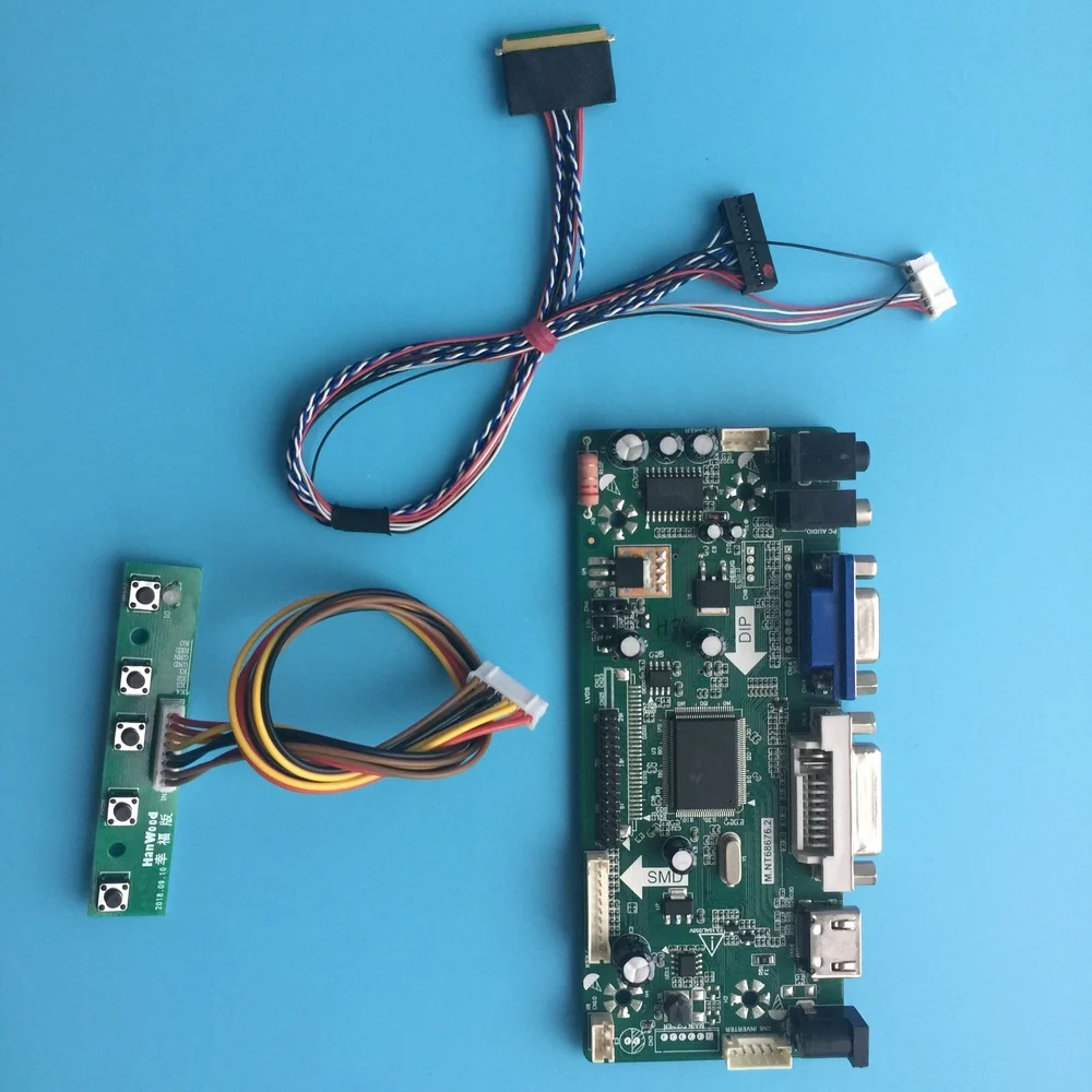 Kit for B140XTN03.7 LCD VGA Screen Panel 40pin M.NT68676 DVI HDMI AUO Display LED DIY 1366X768 Controller board 14" | Компьютеры и