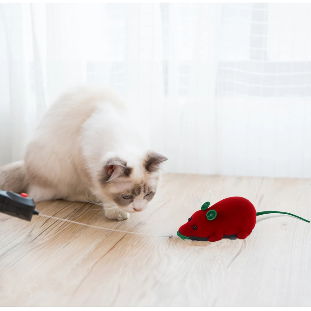 Pet Cat рождественские интерактивные игрушки электронная мышь с беспроводной мышь с ПДУ игрушка электронная игра игрушка подарок для детей