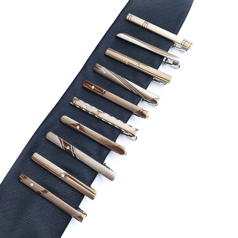 

Men's suit silver tie clip simple business style accessories