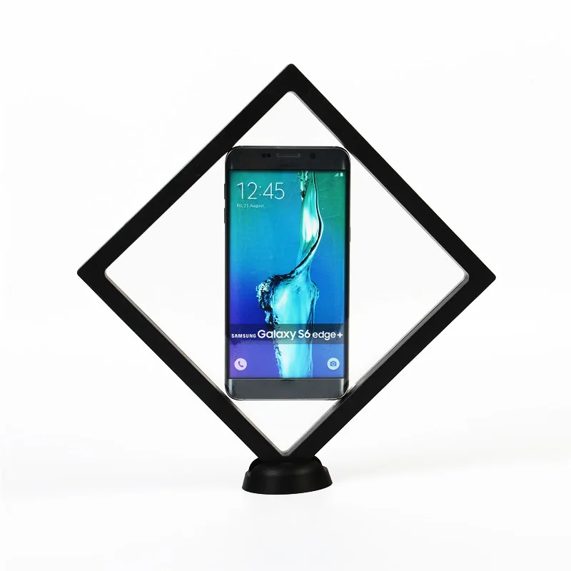 Прозрачная пленка плавающая рамка Тень Коробка ювелирные изделия подвеска стенд