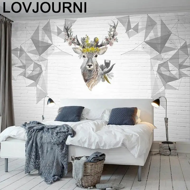 Контактная бумага для спальни детей Adesivo Геометрическая настенная модерна