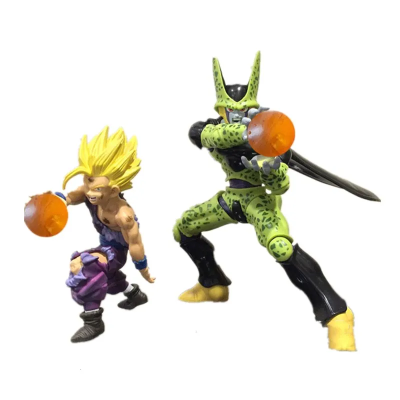 Фигурка героя аниме Dragon Ball Z Super Saiyan 8 поколения сон гохань VS Cell ПВХ Коллекционная