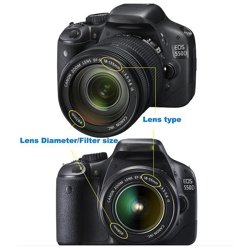 62 мм макросъемный фильтр + 1 2 4 10 набор ND2 8 для объектива камеры бленда Canon Nikon Sony |