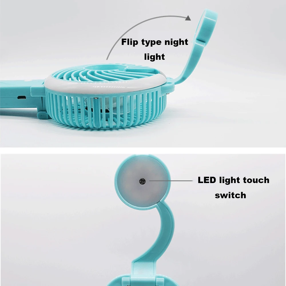 Fill Light Hand Held Fan Fans Battery Operated Rechargeable Handheld Mini Electric Desktop | Бытовая техника