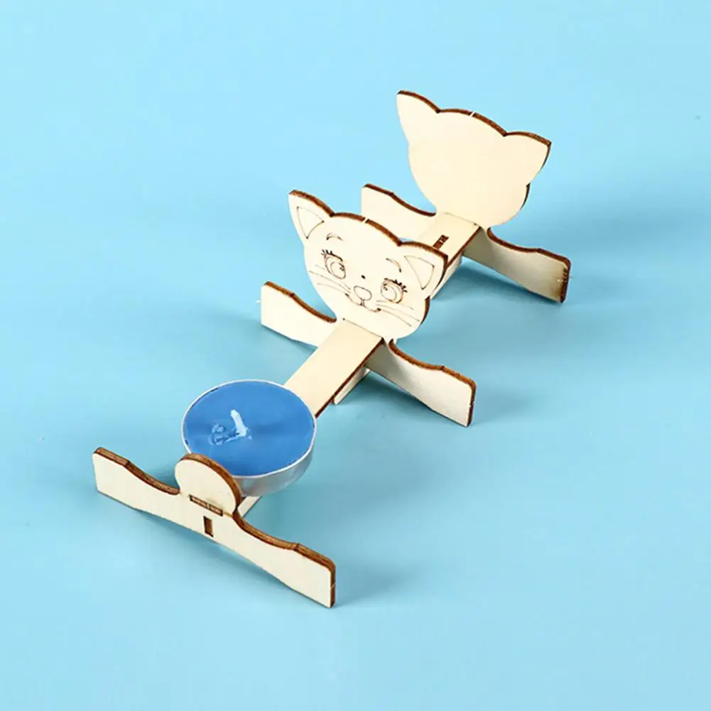 DIY отверстие материалы воображения деревянный школьных проектов научно модель