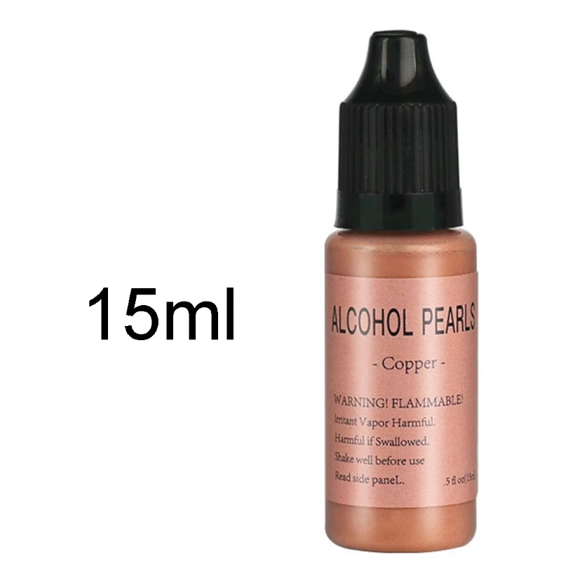 

Metallic Alcohol Pigment Resin Dye Alcohol-Based Ink Concentrated Paint Epoxy Resin Colorant Resin Casting Crafts15ml