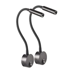 Лампа настсветодиодный ная светодиодная, 3 Вт, для чтения, 2 шт.