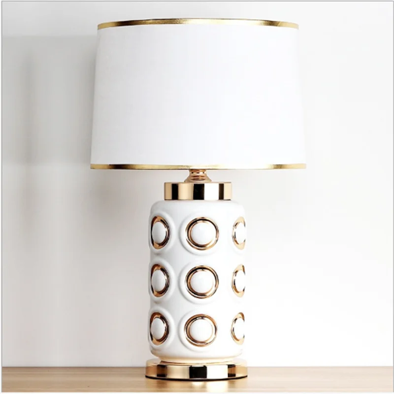 Modern Luxurious Ceramic Table Lamp Bed Room Foyer Entrance Fashion Desk Reading Light 190175 | Лампы и освещение