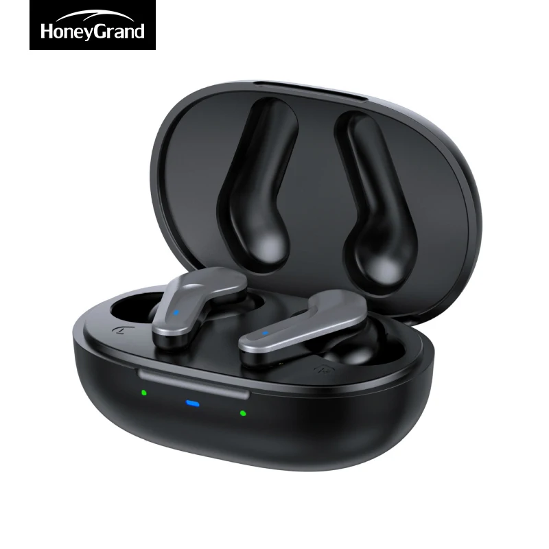 

HoneyGrand Mini Earbuds Noise Reduction Headphone 9D HIFI Stereo Sport TWS Earphone Bluetooth 5.0 in Ear Built in Mic Headset