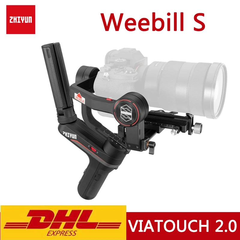 Оригинальный 3 осевой карданный стабилизатор ZHIYUN Weebill S для беззеркальной камеры