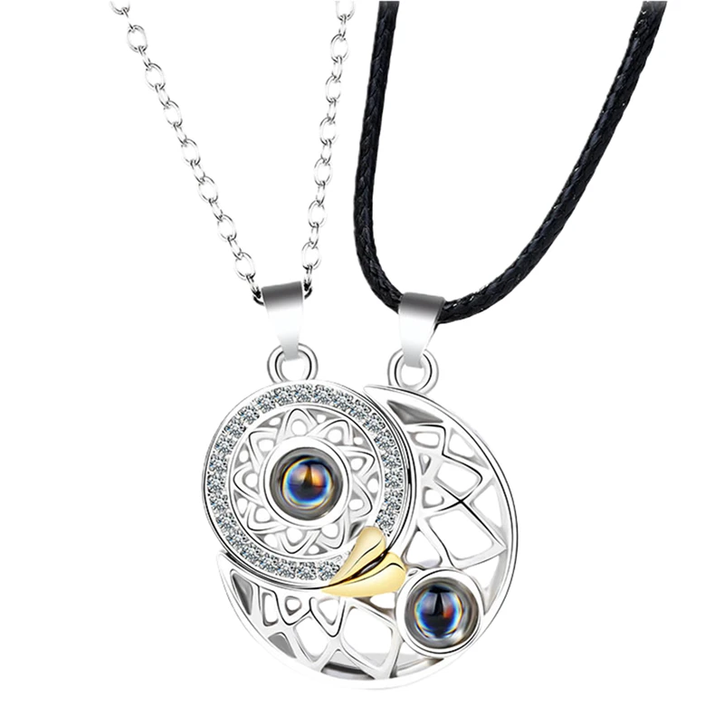 Ожерелье с подвеской Я тебя люблю на 100 языках 2 шт./компл. | Украшения и аксессуары