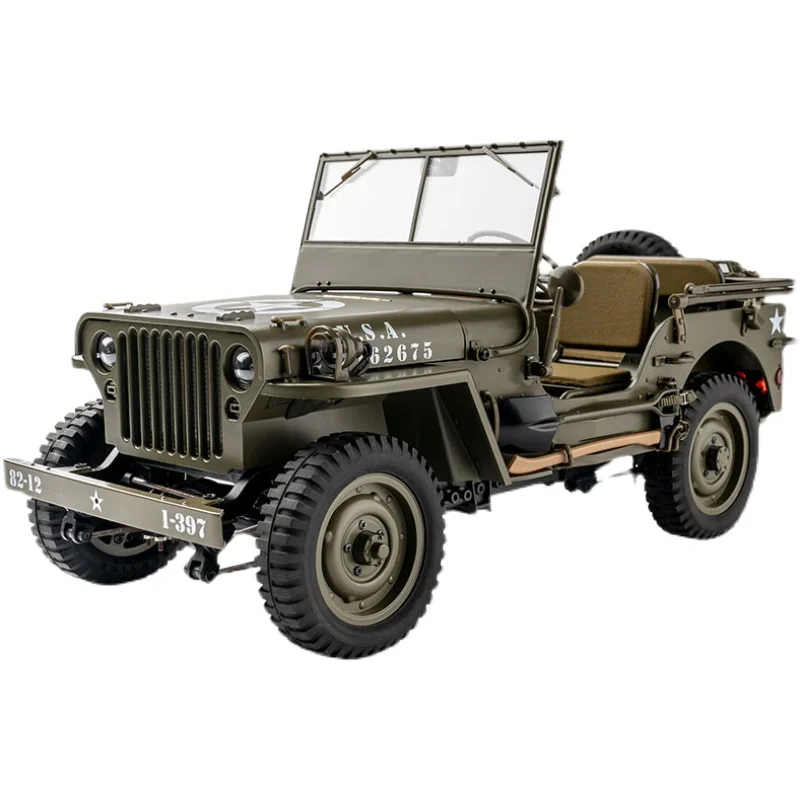 

FMS Hobby RC Crawler Model 1/12 1941 Willys MB Scale Buggy Car