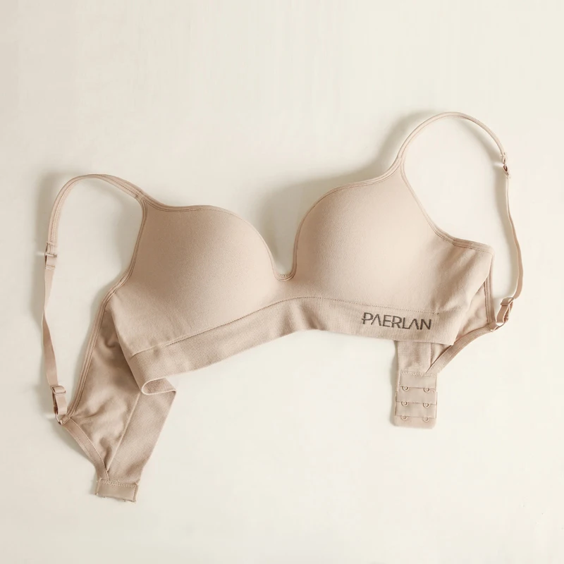 

E lovegirl Seamless Sexy Letter Bras For Women Wireless Push Up Bra Comfort Soft Undearwear 3/4 Cup Ladies Sexy Lingerie