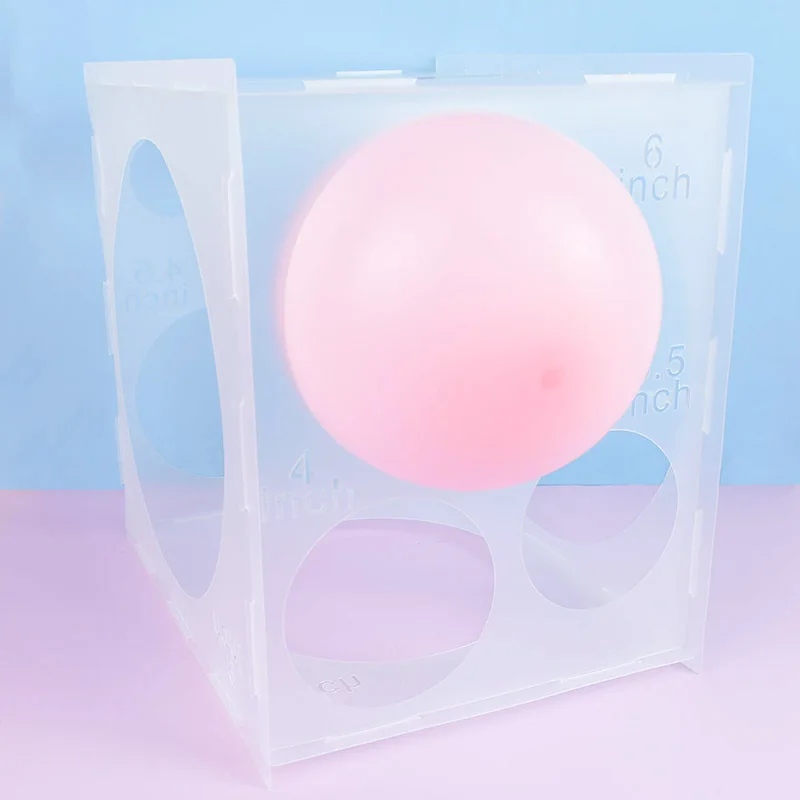 11Holes Balloon Sizer Box 2-10inch Balloons Measuring Tool For Birthday Party Wedding Decoration ballon Accessories