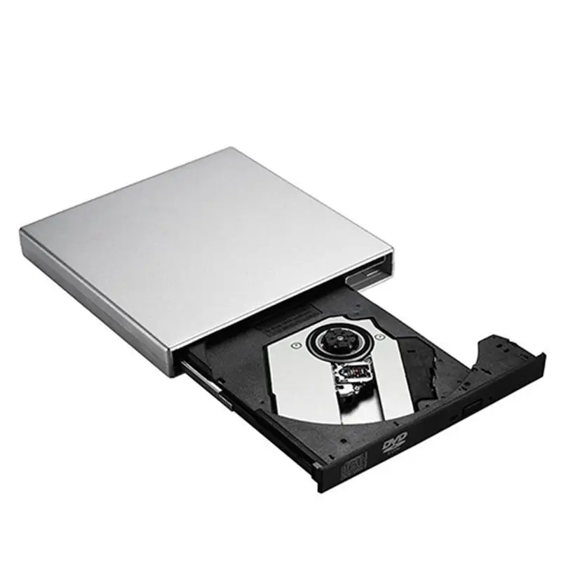 Универсальный USB 2 0 dvd диска внешний CD RW DVD/CD плеер магнитофон проигрыватель