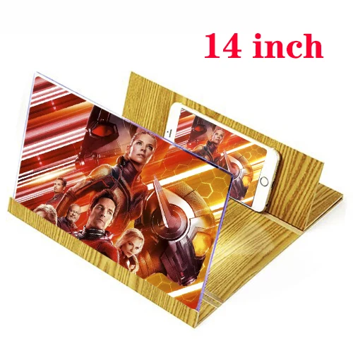 14 InCh Golden Orsda Универсальный Экран усилитель 3D мобильного телефона Экран усилитель 14-дюймовый складной 3d Экран усилитель для Xiaomi samsung huawei - Цвет: 14 InCh Golden