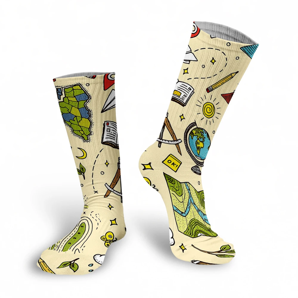 Носки мужские Длинные цветные смешные для скейтборда свадьбы | Мужская одежда