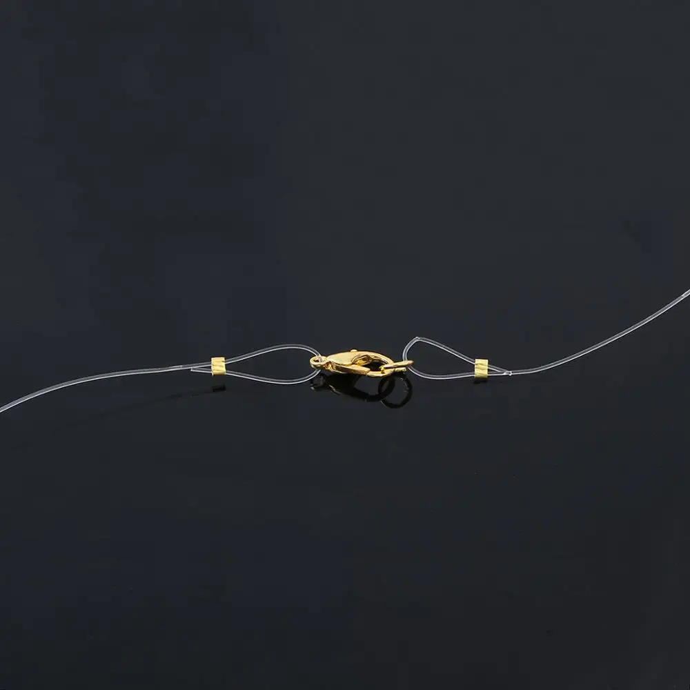 Обжимные концевые бусины для ювелирных изделий золотистые/Серебристые/медные