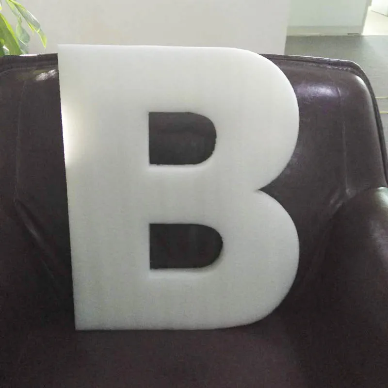 Пенопластовые буквы белая губка Φ 26 букв алфавита имя комбинированное украшение