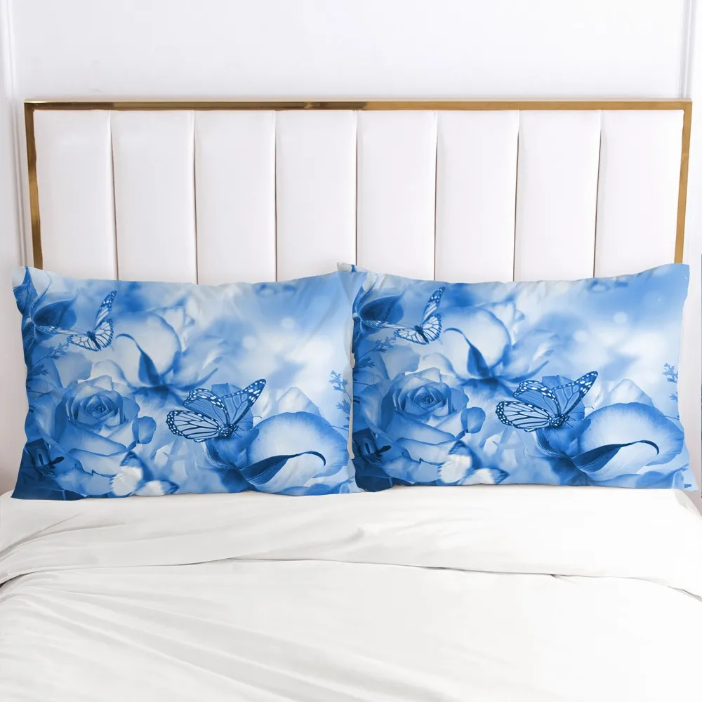 

3D Pillowcase Pillow Case Custom 70x70 50x75 50x80cm Decorative Pillow Cover Bedding For Wedding Flowers Drop Ship Home Textile