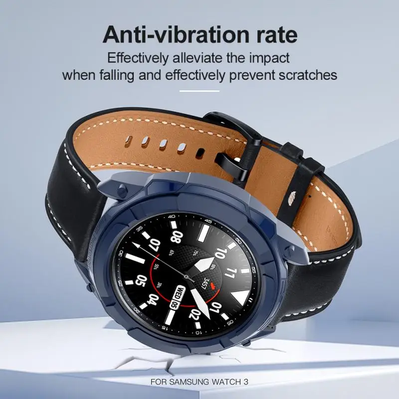 

1pcs Multi-color Watch Attachment Protective Case Screen Protector Shell Scratchproof Suitable For Samsung Galaxy Watch3 Armor