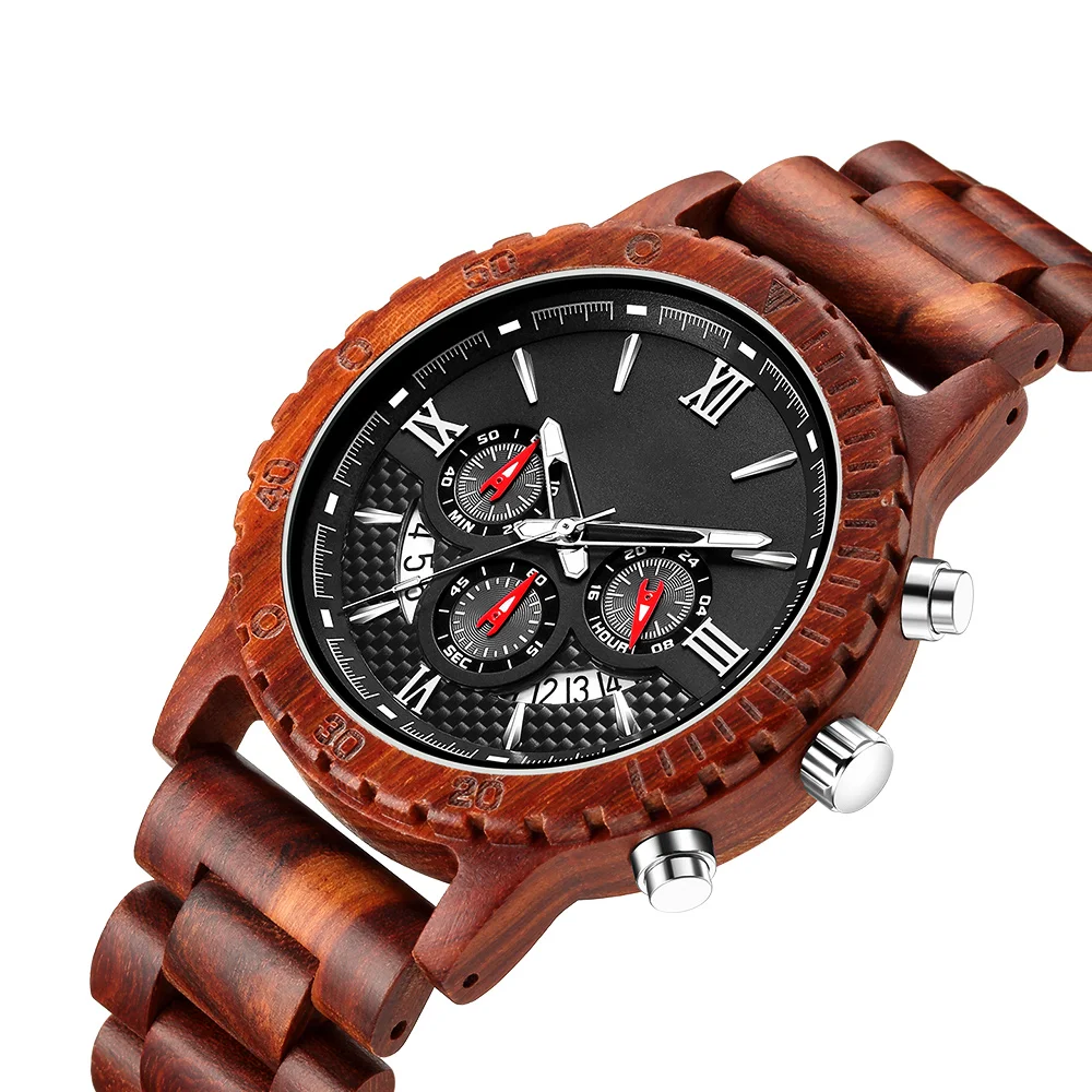 Часы наручные мужские с большим циферблатом креативные кварцевые спортивные 3