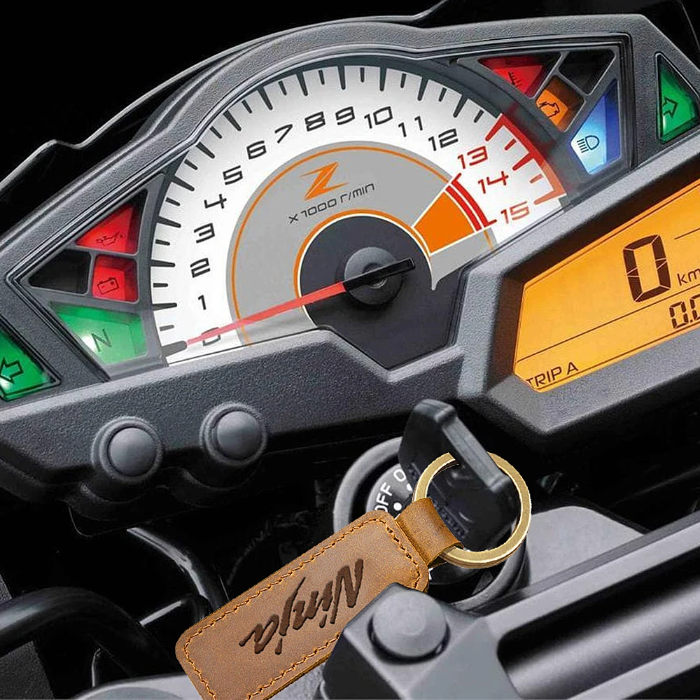 Брелок для ключей из воловьей кожи KAWASAKI NINJA 250 400 650 1000