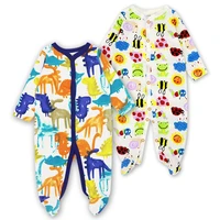 2 pack romper for newborn boys long sleeved cotton cute dinosaur pajama set infant jumpsuit outfit baby boys clothes