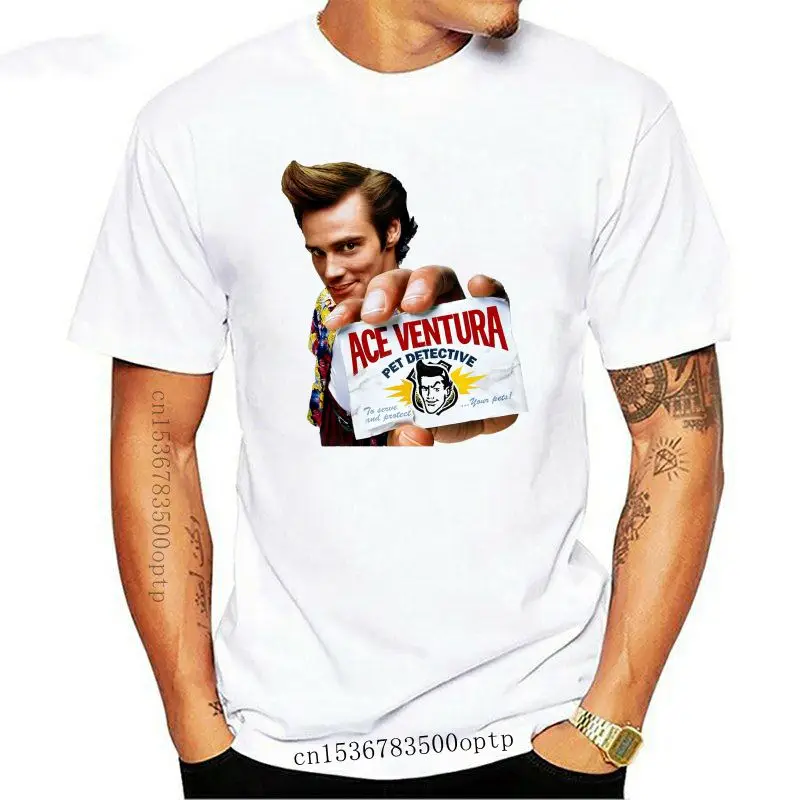 

Мужские футболки из фильма Ace Ventura, дизайнерские футболки, 100% хлопок, мужские топы