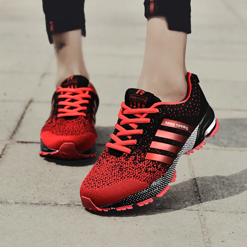 

Running Shoes Breathable Outdoor Sports Shoes Lightweight Lace-UP Sneakers for Women Comfortable Athletic Men Zapatos Chaussures