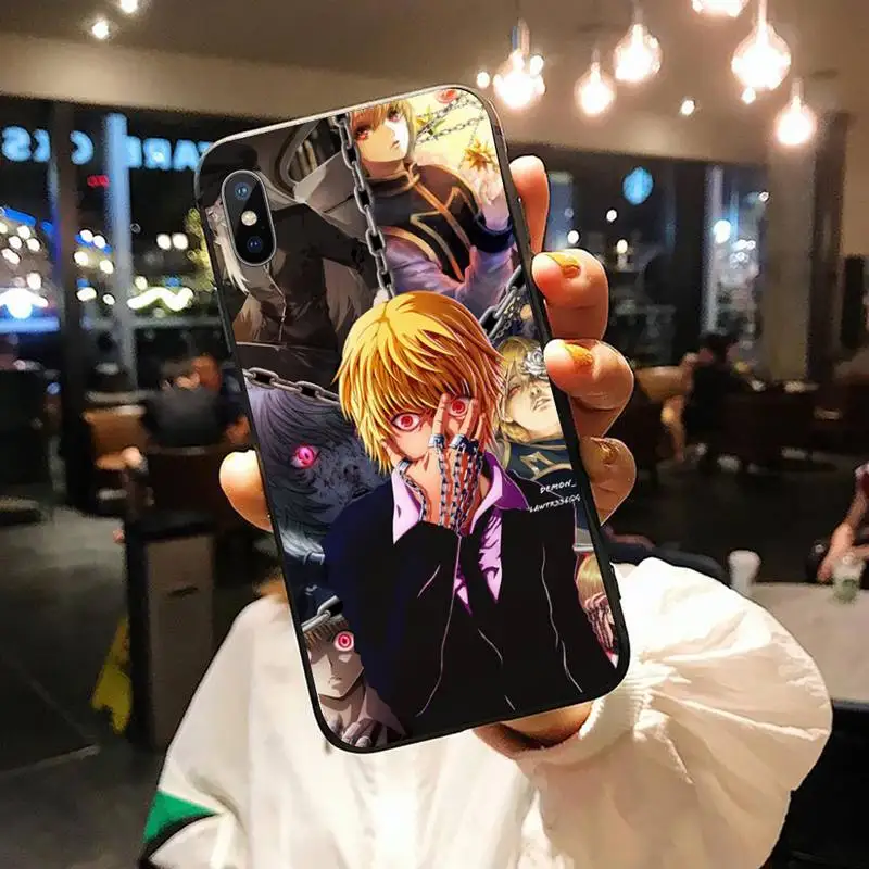 

Anime Kurapika HUNTERHUNTER Phone Case for iPhone 11 12 pro XS MAX 8 7 6 6S Plus X 5S SE 2020 XR